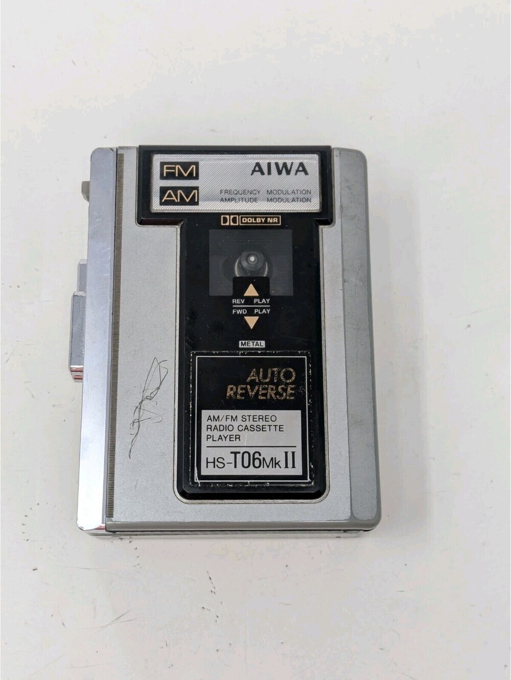 Rare Aiwa HS T06 MK II Portable Cassette/Radio Player - Mark 2